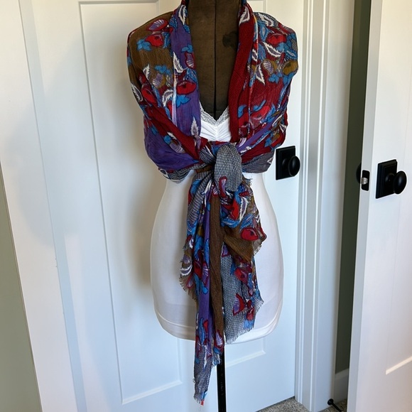 Wrap from Vivante by USA and red hat brooch or pendant for the Red Hat Society - Picture 12 of 17